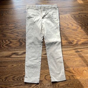 Great condition boys size 7 skinny crew cuts tan pants